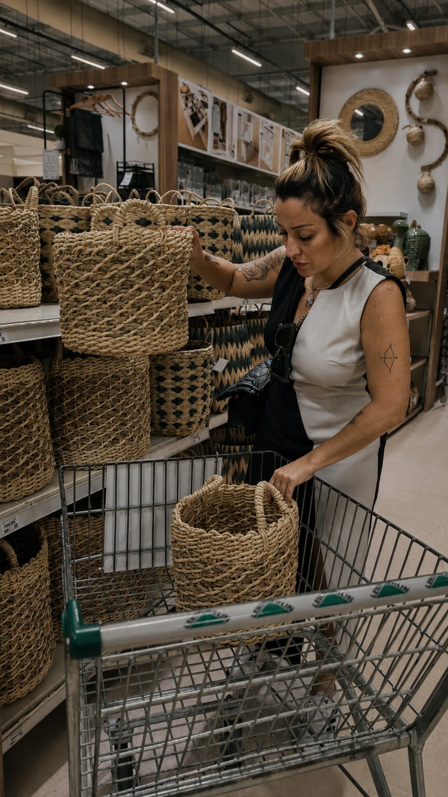Sara Rollemberg no Leroy Merlin em curadoria de materiais, bastidores INSIDE, 2026, acervo INSIDE