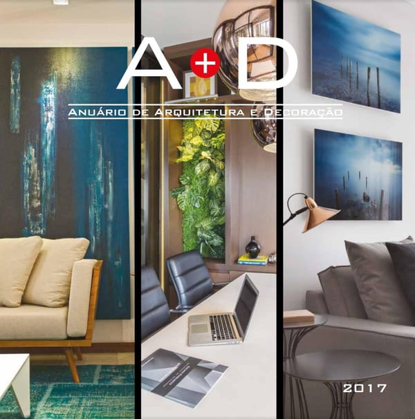 Capa da revista A&D Anuário de Arquitetura (fev. 2017), acervo INSIDE