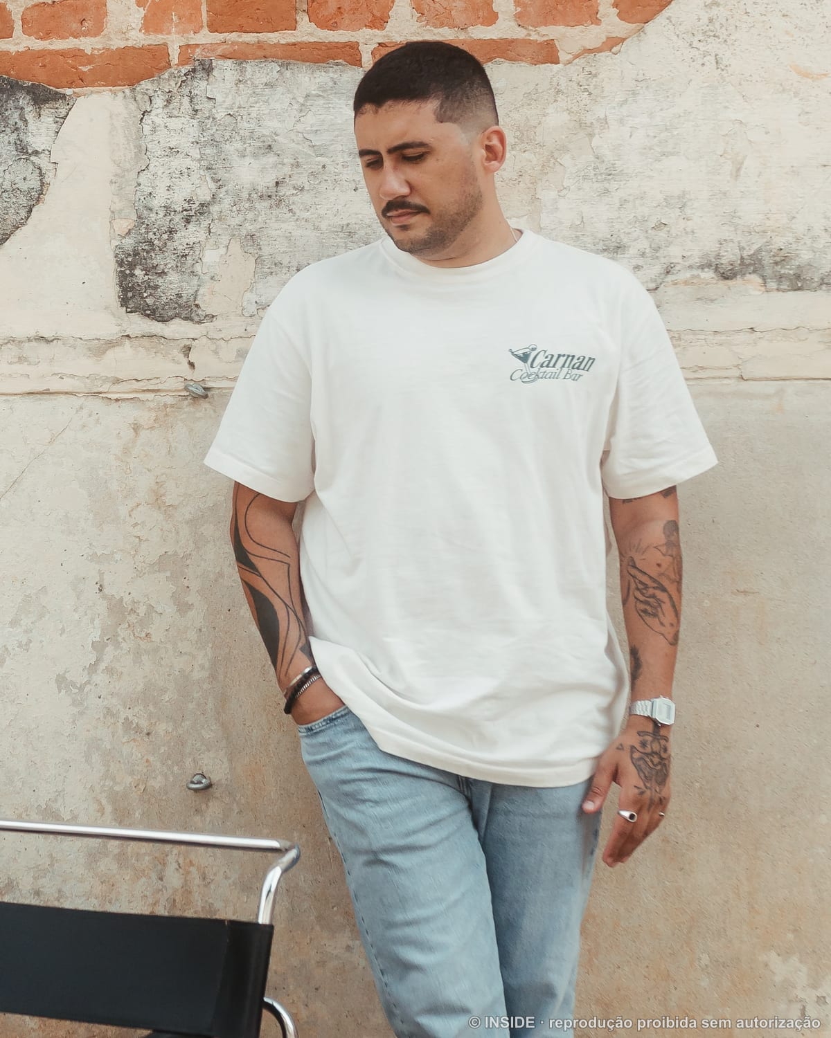 Caio, designer de visualização e representação gráfica da INSIDE, 2024, acervo INSIDE