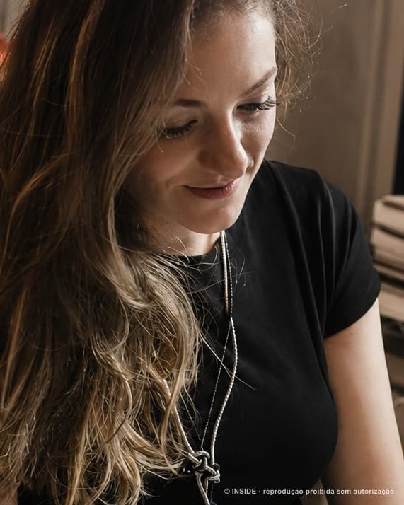 Claudia Mesquita, responsável pela organização das equipes de obra da INSIDE, 2021, acervo INSIDE