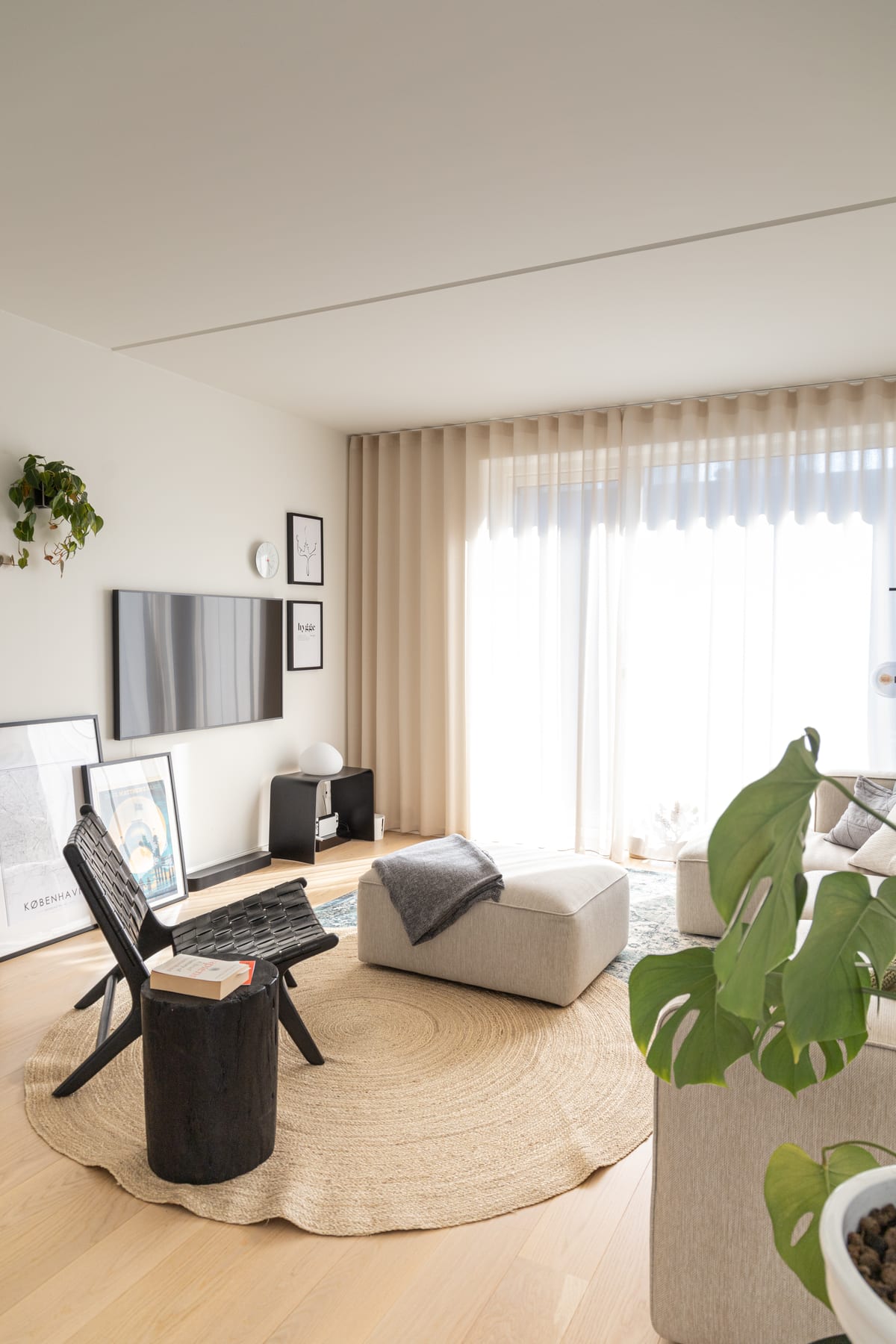 Chris e Michel · O estar em camadas: fibra, juta e luz nórdica, projeto INSIDE remoto em Copenhague, 2022