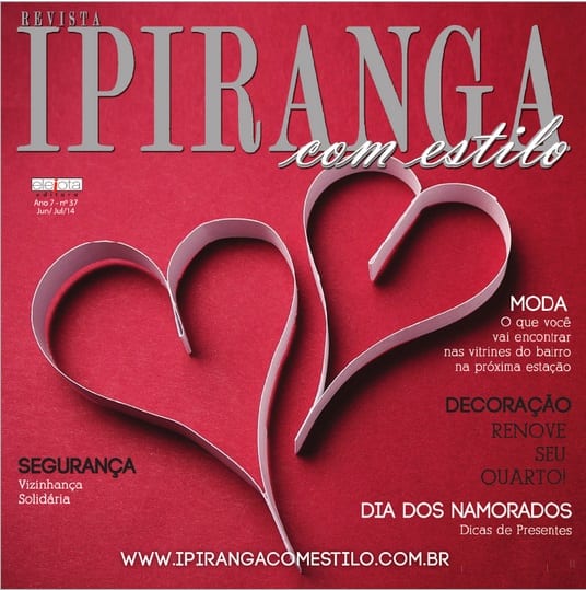 Capa da Ipiranga com Estilo · nº 37, matéria com projeto da INSIDE, acervo INSIDE