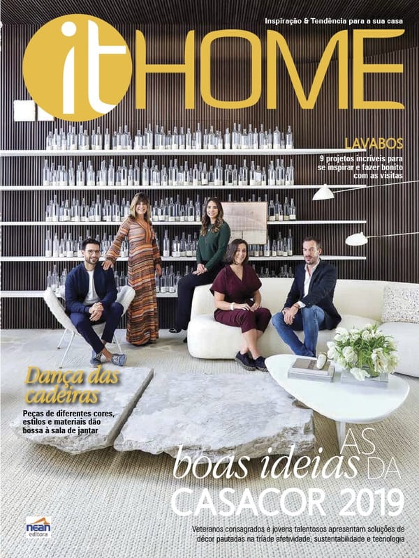 Capa da It Home, matéria com projeto da INSIDE, acervo INSIDE
